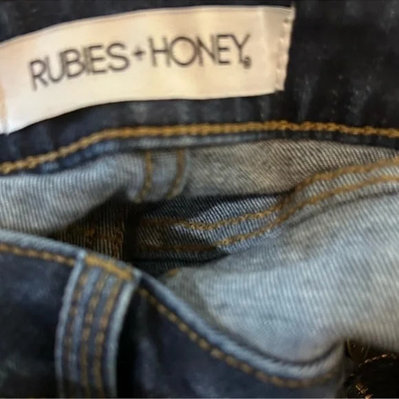 Rubies + Honey Women's Blue Bootcut Jeans Size 16  5-Pocket‎ - Picture 8 of 10